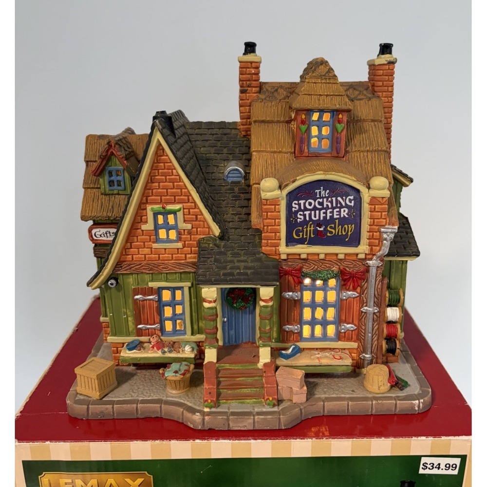 Lemax 2012 Christmas Village The Stocking Stuffer Gift Shop 25416 Flaw